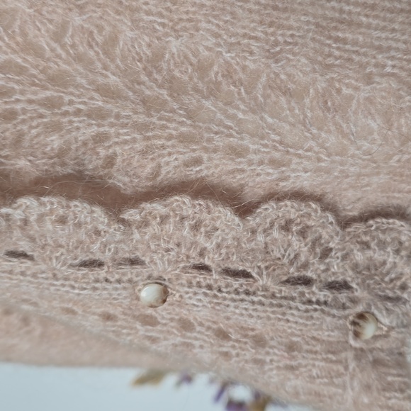 Sezane - Angelie Beige Cardigan Sweater - M - Picture 6 of 9